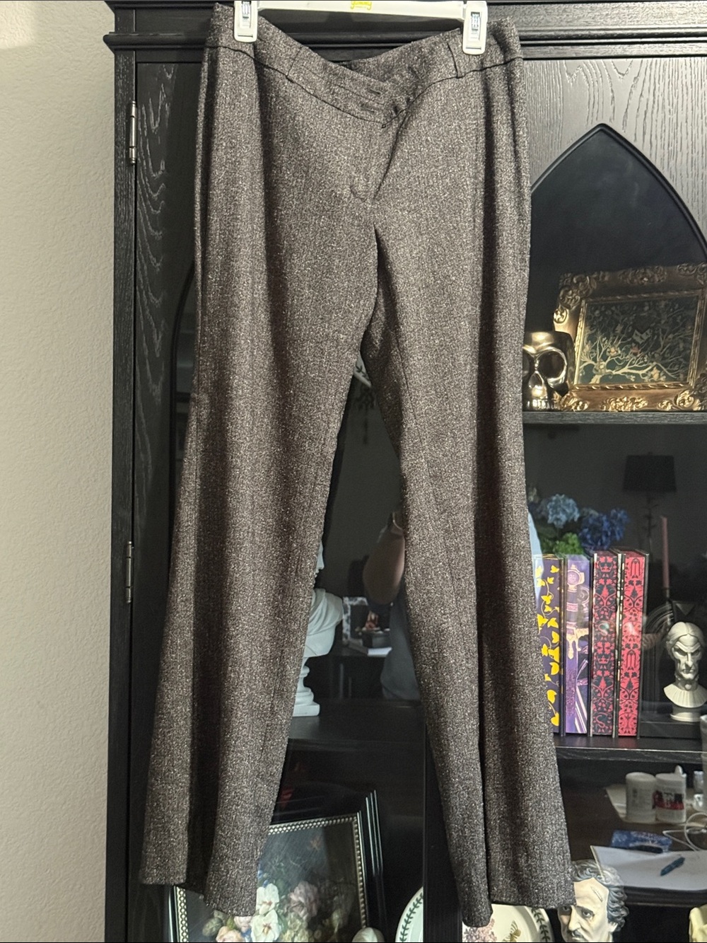 White House Black Market Dress Pants in gr Tweed